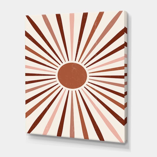 Designart - Geometric Radiant Sun